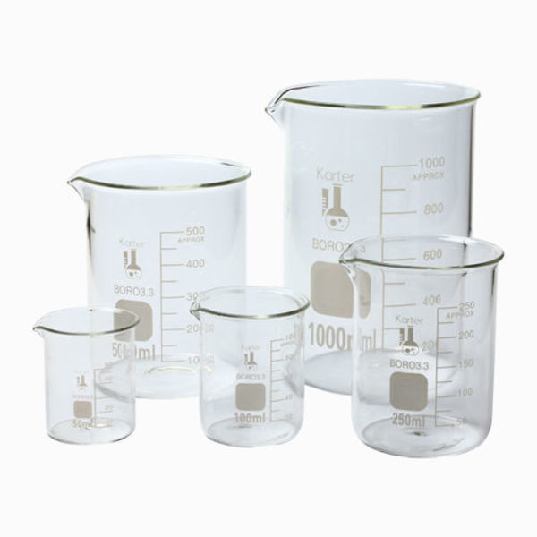 Бехерови чаши, 10 мл, ниска форма. Опаковка от 10 бр.